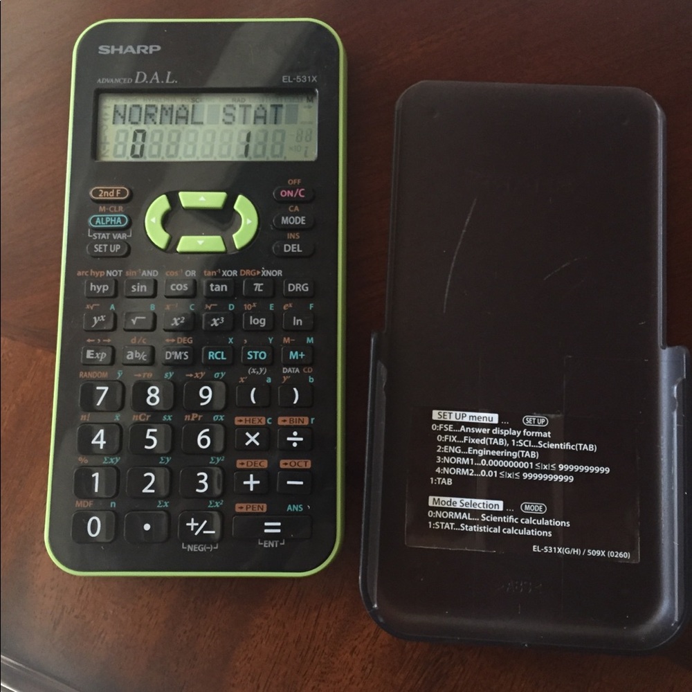 Sharp calculator